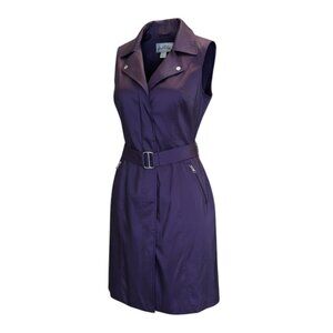Joseph Ribkoff Purple Belted Dress 4